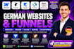 design german webflow framer kajabi kartra salesfunnel landing page website