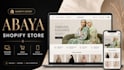 a modern abaya shopify store and clothing website