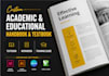 design and layout student handbook, textbook, inaugural book