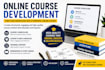 create online content development for course and curriculum