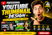 design high quality youtube thumbnail