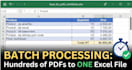 automate data extraction from invoices and reports to excel