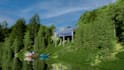 design luxury mountain vacation house 3d visualization