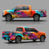 create a racing car wrap, itasca wrap design