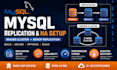 setup mysql replication innodb cluster and high availability