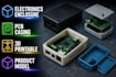 design electronics enclosure, pcb casing and 3d printable product model
