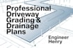 driveway grading drainage residential commercial slope  water plans