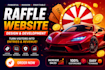 develop legal raffle website, giveaway website