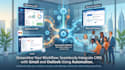 integrate crm with gmail and outlook using automation
