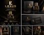 design modern luxury construction company logo