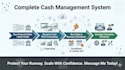 create a professional cash flow forecast and burn rate model