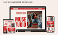 create wix website wix website development wix redesign wix design wix site fix