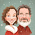 draw christmas cartoon caricature