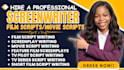 write movie script, screenwriting, feature film script, screenplay, TV script