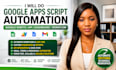 do google apps script automation, goo gle sheets api dashboard