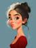 design premium superhero caricature character