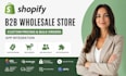 setup shopify b2b wholesale store custom pricing bulk orders app integration