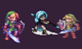 create 2d unity game engine, pixel fight character animation cinematic movement
