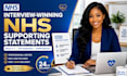 write winning nhs supporting statement that gets interviews