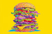 make retro food pop art