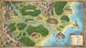 design printable map, board game map, satellitite map and illustration guide map
