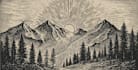 create a linocut illustration