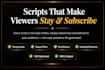 write high retention youtube scripts with hook and strong cta