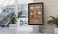 design professional beverage posters