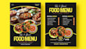 design modern menu restaurant menu digital menu