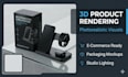 create photorealistic 3d product rendering and packaging mockups