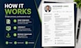 design a modern professional resume or CV in canva