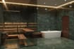 create realistic modern bathroom visualization