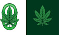 make modern cannabis cbd weed marijuana cannabis logo