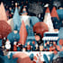 christmas children book illustration