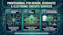 design and review pcb design, layout, schematic and electronic circuit
