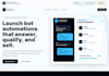 build a modern saas landing page website