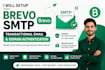 setup SMTP transactional email and domain authentication