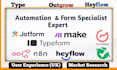 design forms quiz survey, using outgrow, emr, heyflow, typeform,