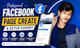 create a professional facebook page setup and optimization