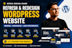 refresh wordpress website, redesign, modernize, responsive fix, website revamp