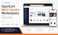 opencart ecommerce website multi vendor marketplace design SEO optimization