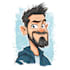 design realistic cartoon logo with creative concepts