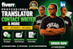 translate english to somali and somali to eng professionally