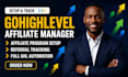setup ghl affiliate manager, ghl affiliate program, ghl tracking, ghl referral