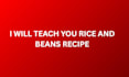 write rice and beans recipe