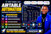 setup airtable database, airtable n8n ai automation airtable softr crm workflow