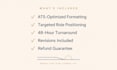 rewrite and optimize your resume