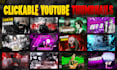 create clickable youtube thumbnails for vlog videos