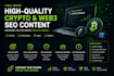 write SEO crypto articles and web3 blog posts
