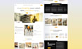 design modern plumbing,construction,roofing or real estate websites